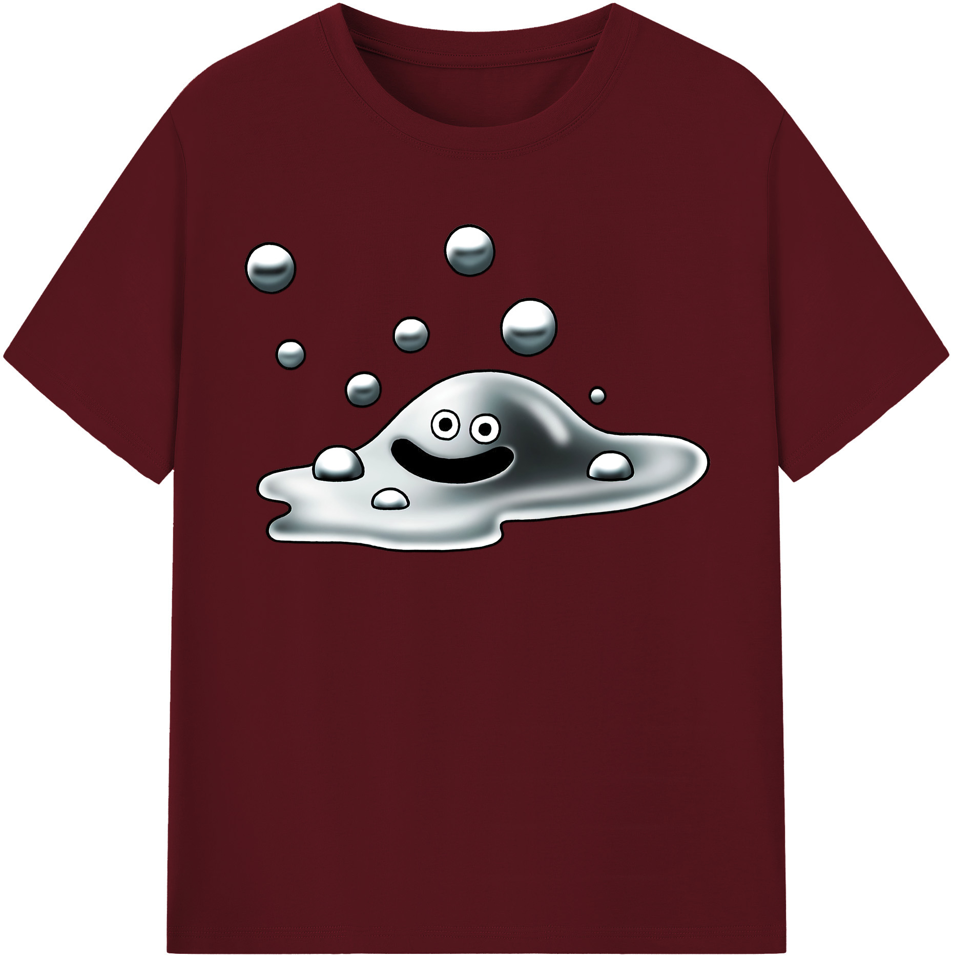 （画像用） ドラゴンクエスト Doragon Kuesuto Dragon Quest 綿100％半袖Tシャツ（フロントプリント）